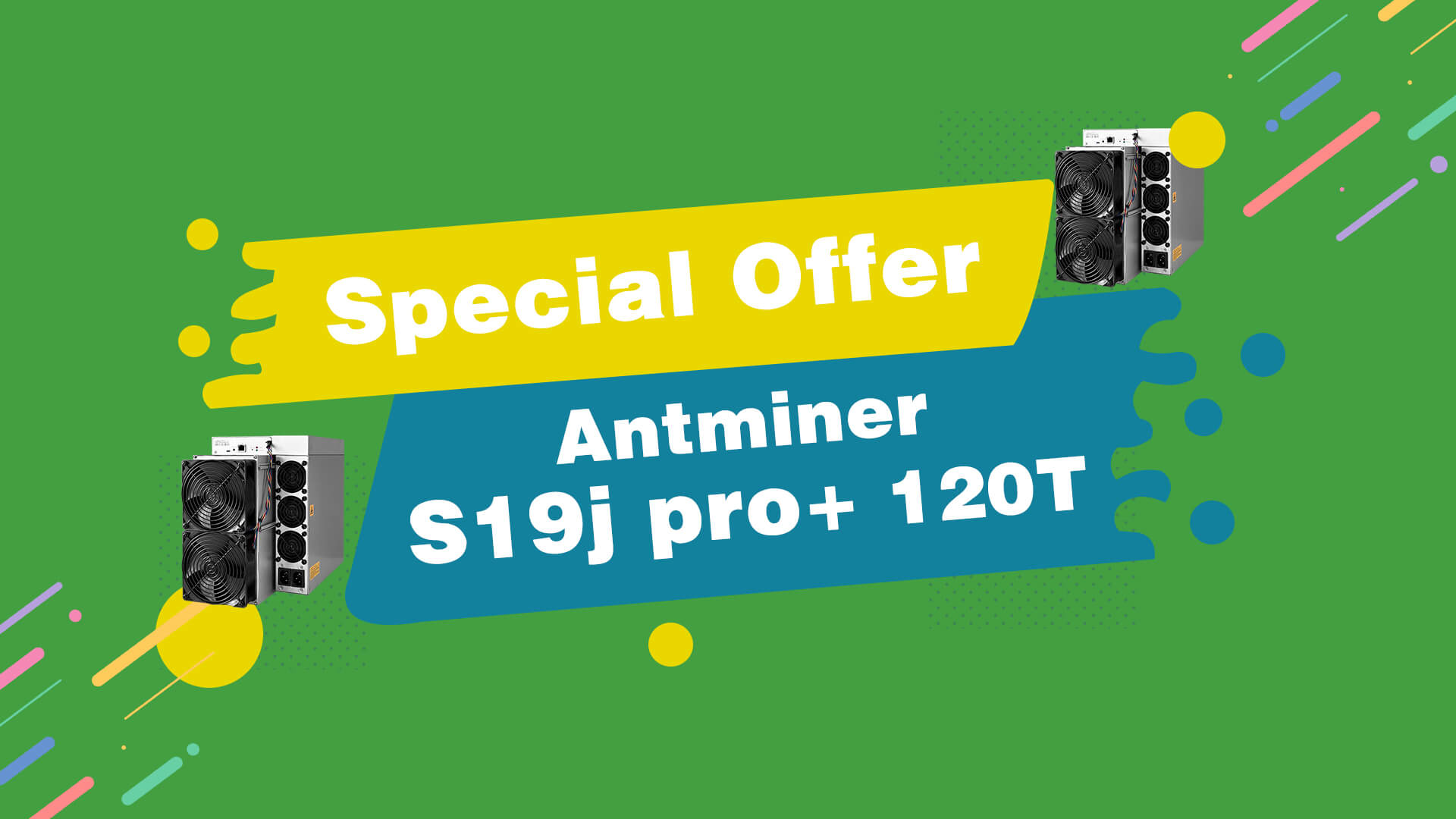 Special Offer fir Antminer S19j Pro + 120T